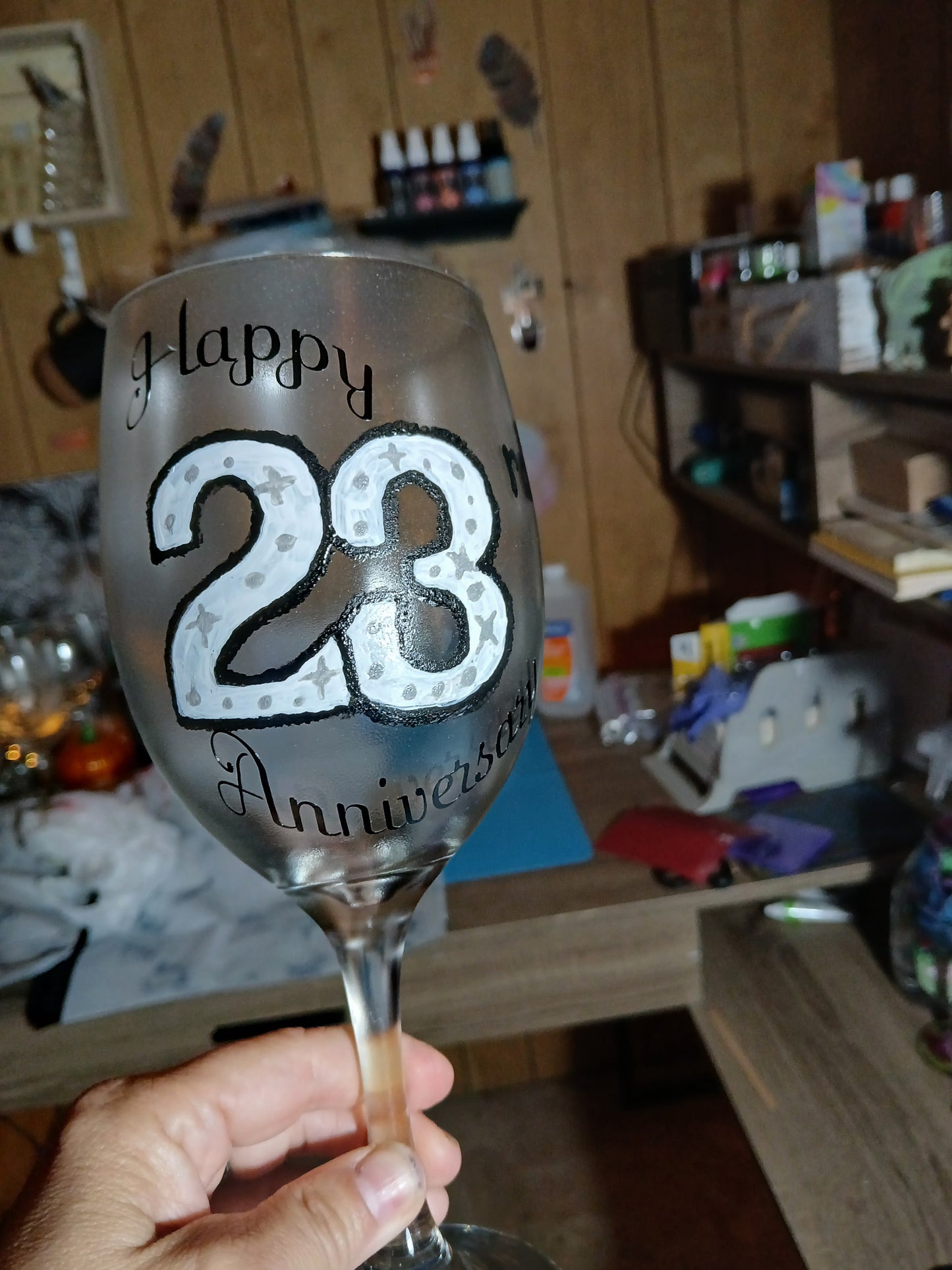 Personal touch wine glasses