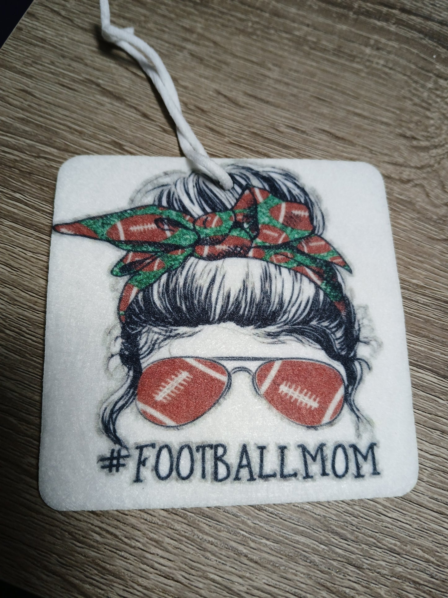 Football mom car freshener