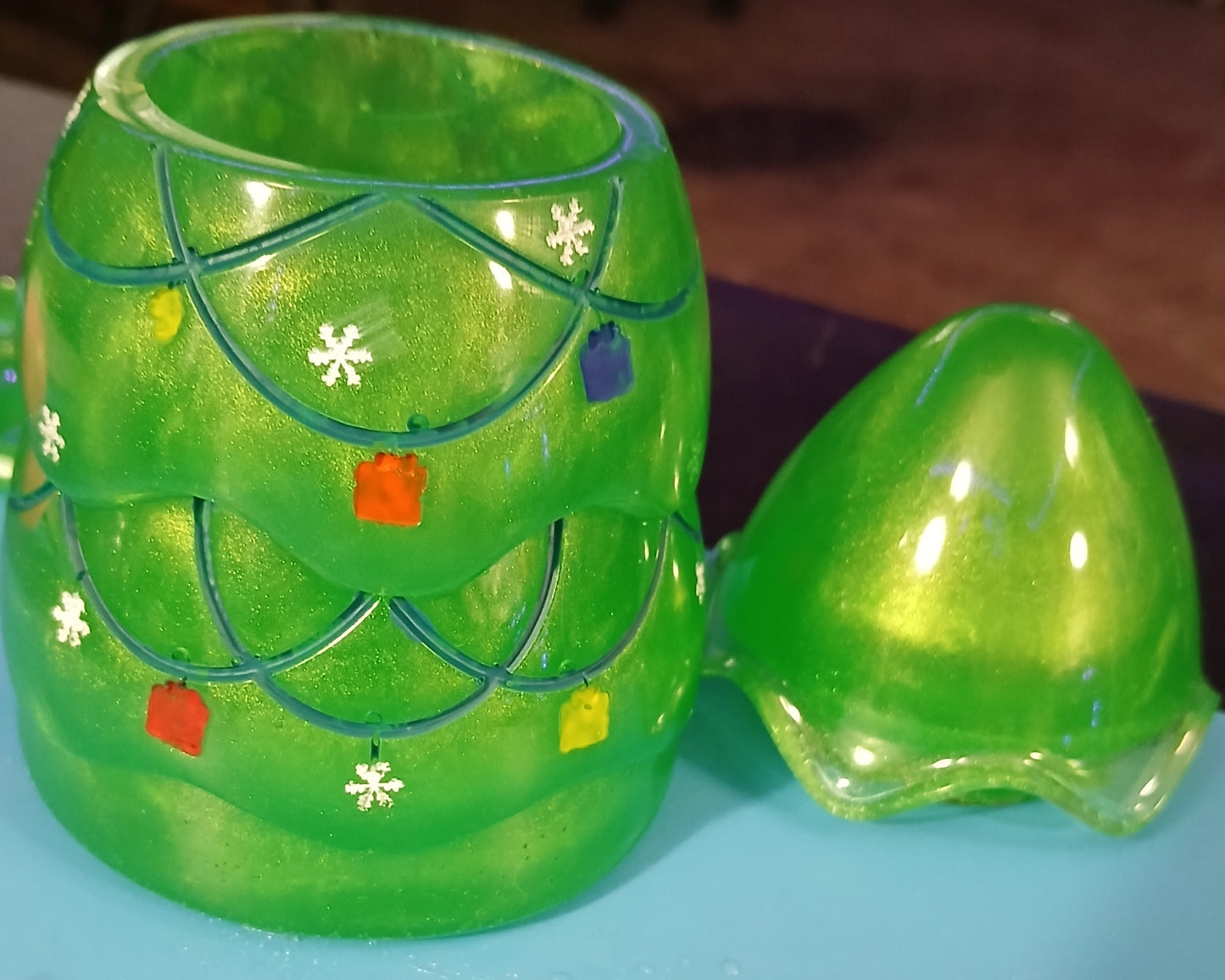 Christmas tree dish