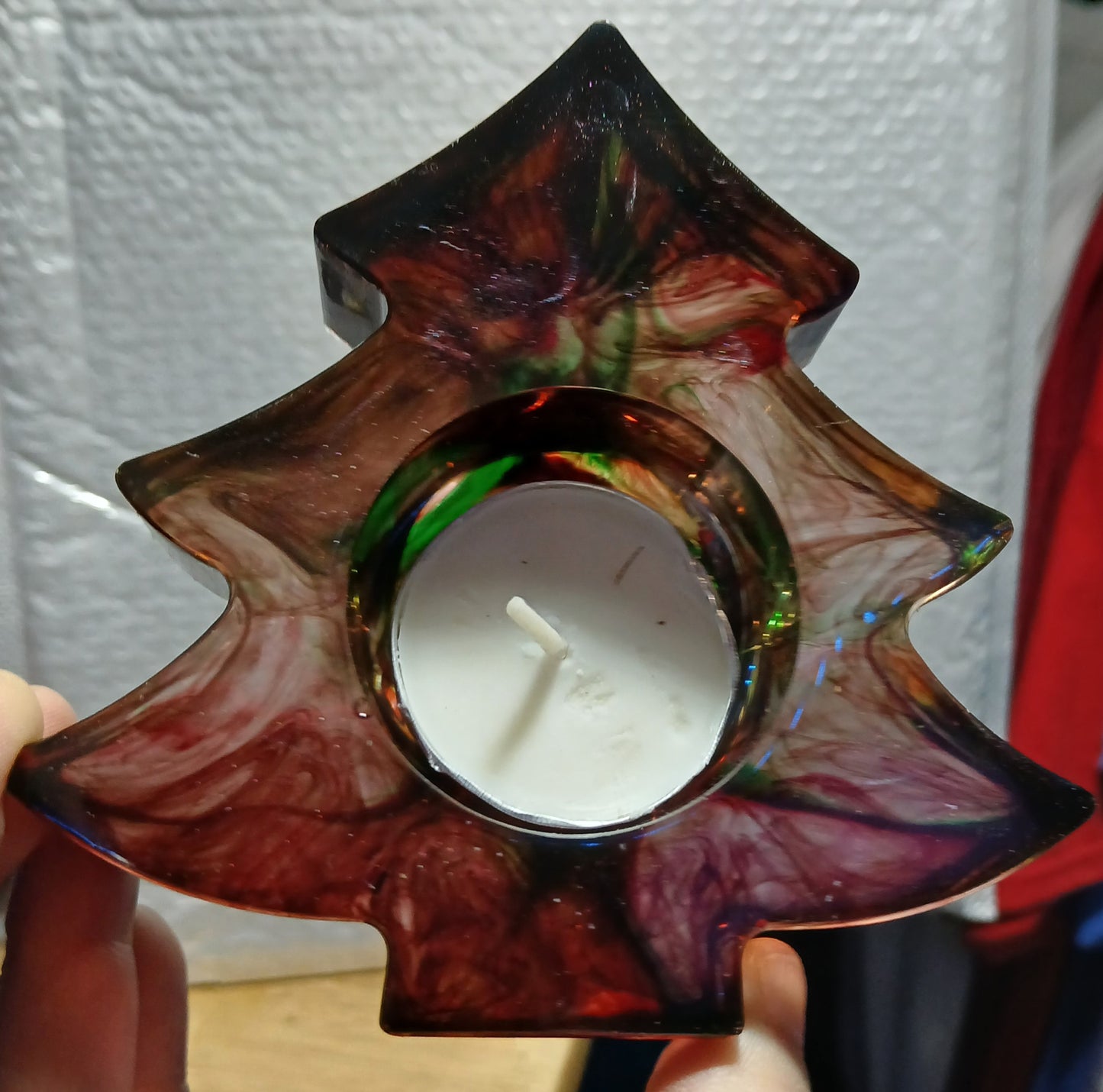Tree tealight holder