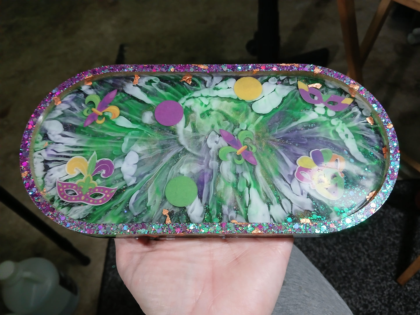 Mardi Gras tray