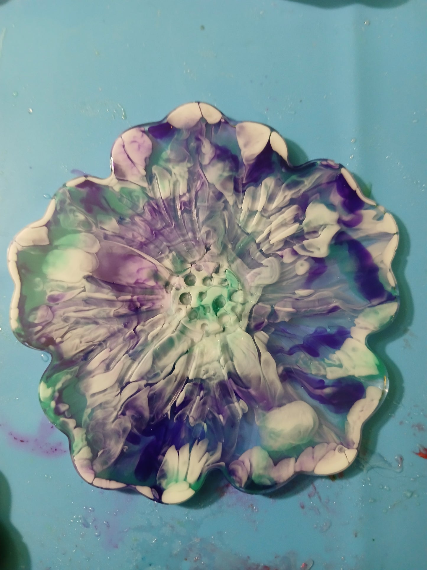Flower coasters