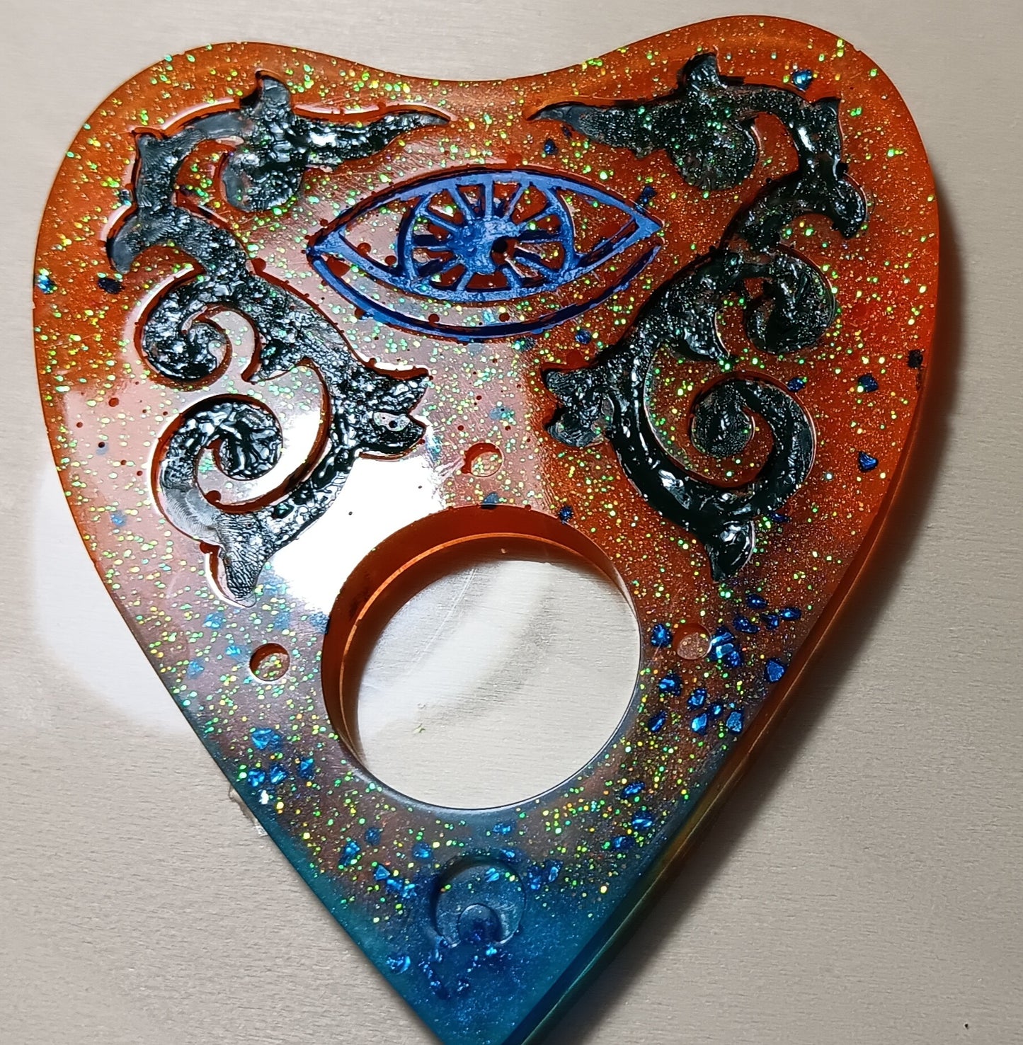 Resin Ouija Board and Planchett decoration