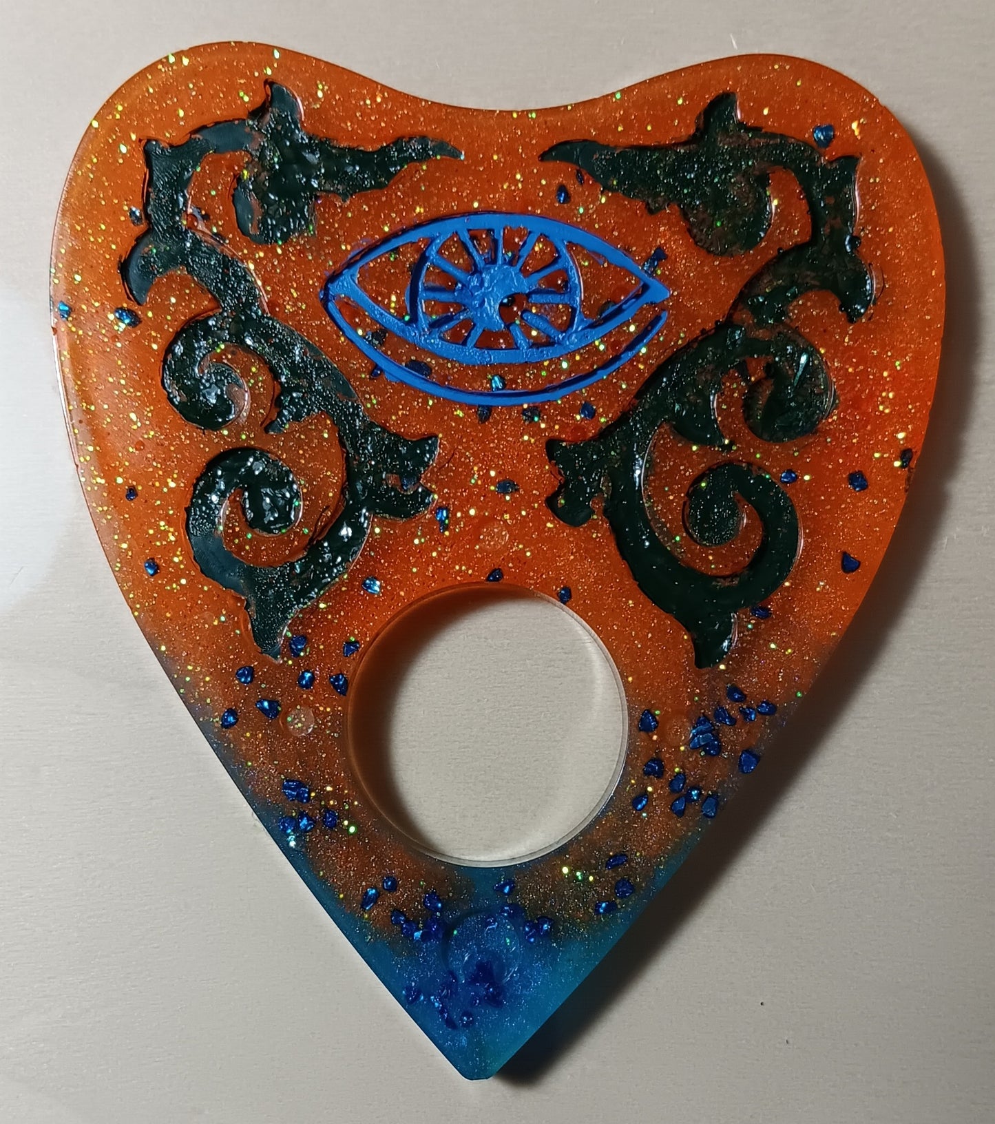 Resin Ouija Board and Planchett decoration