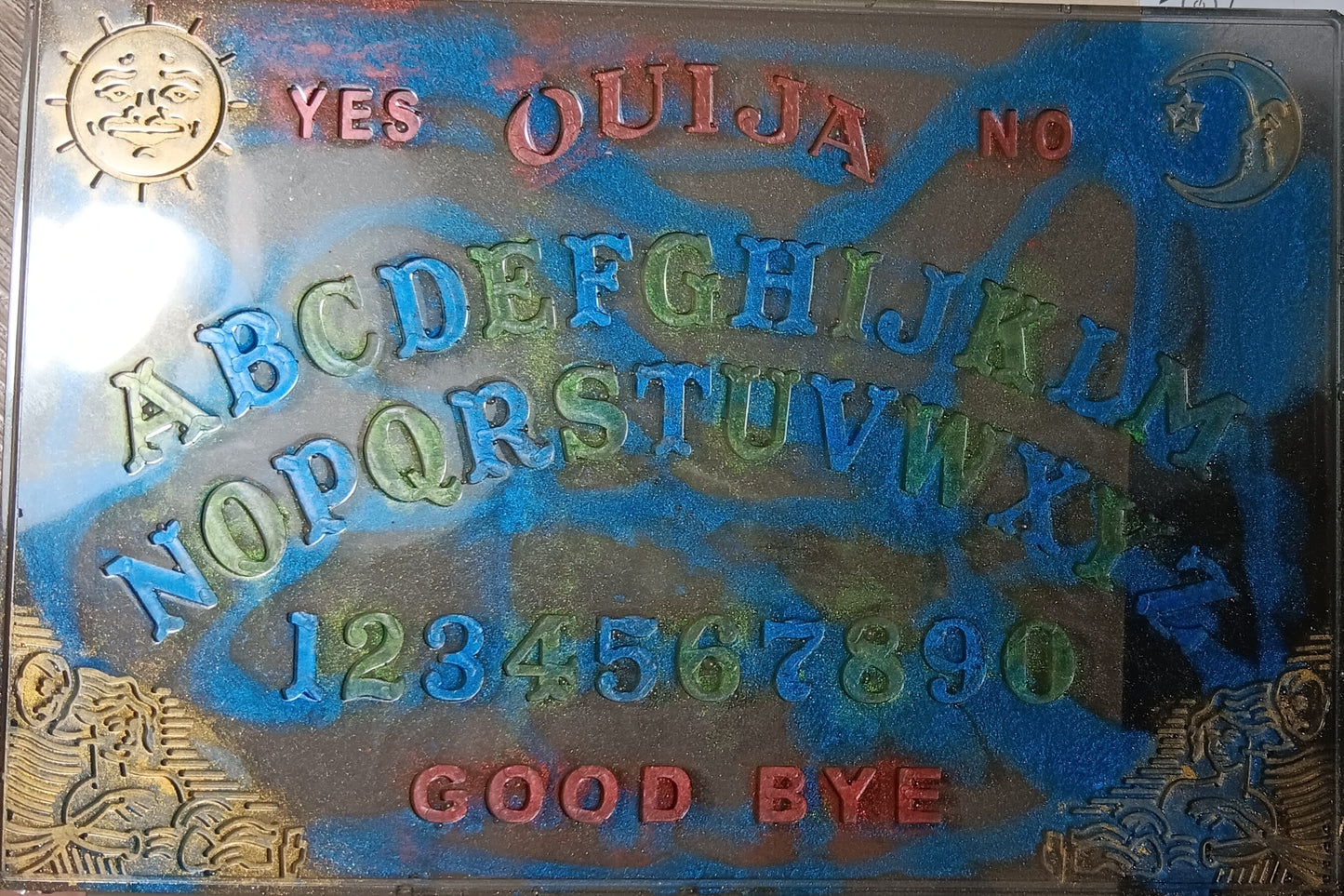 Resin Ouija Board and Planchett decoration