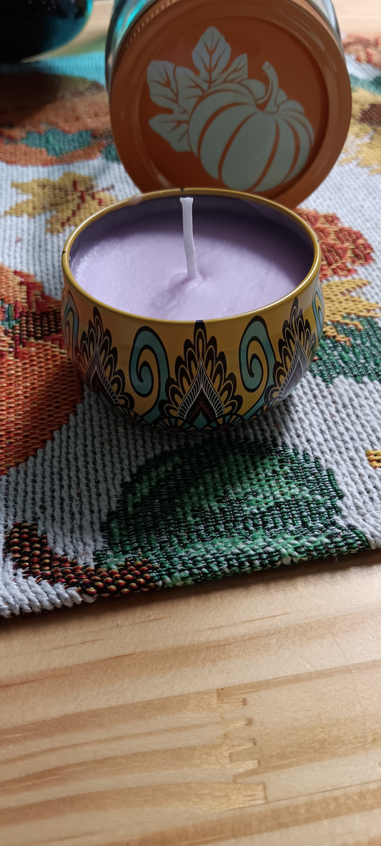 Handmade fall scent candles