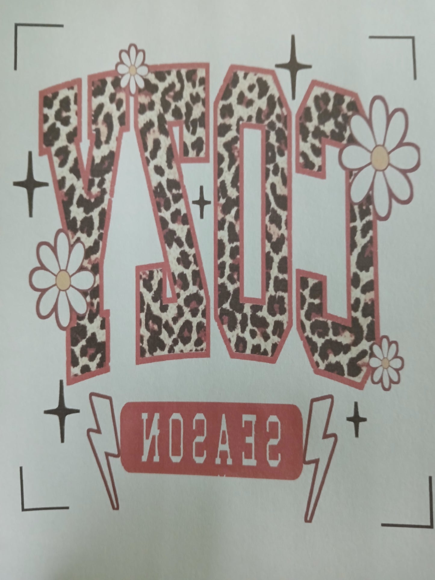 Cozy Season with Cheeta Print T-Shirt