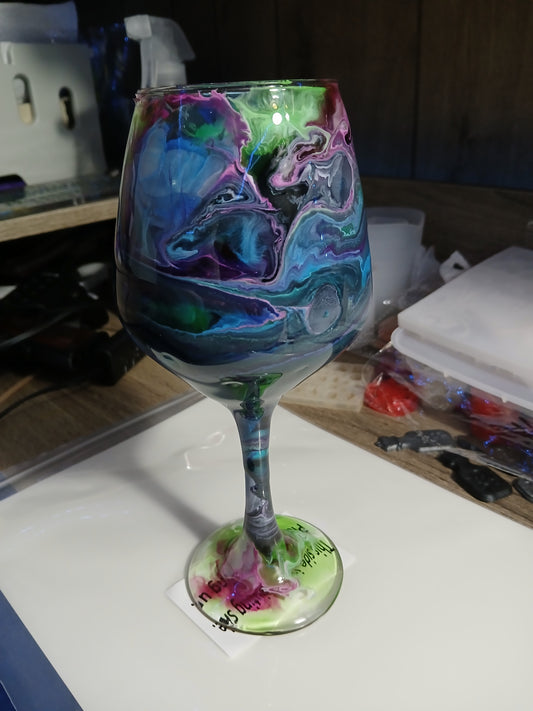 Epoxy wine glasses