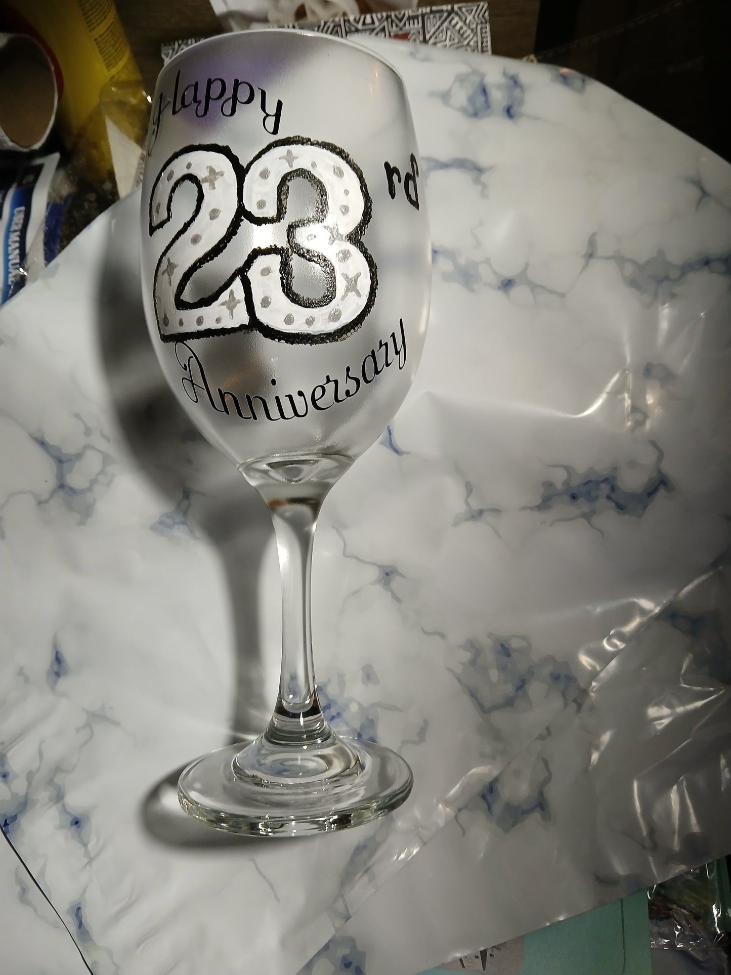 Personal touch wine glasses