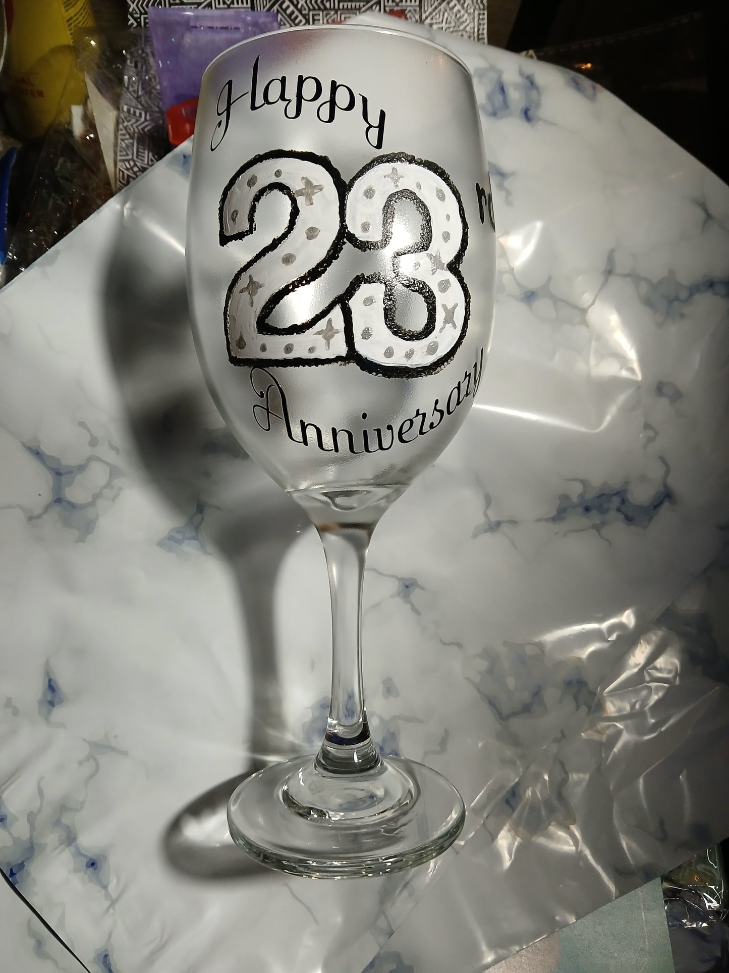 Personal touch wine glasses