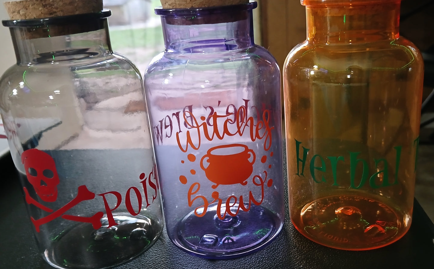 Halloween Theme Bottles