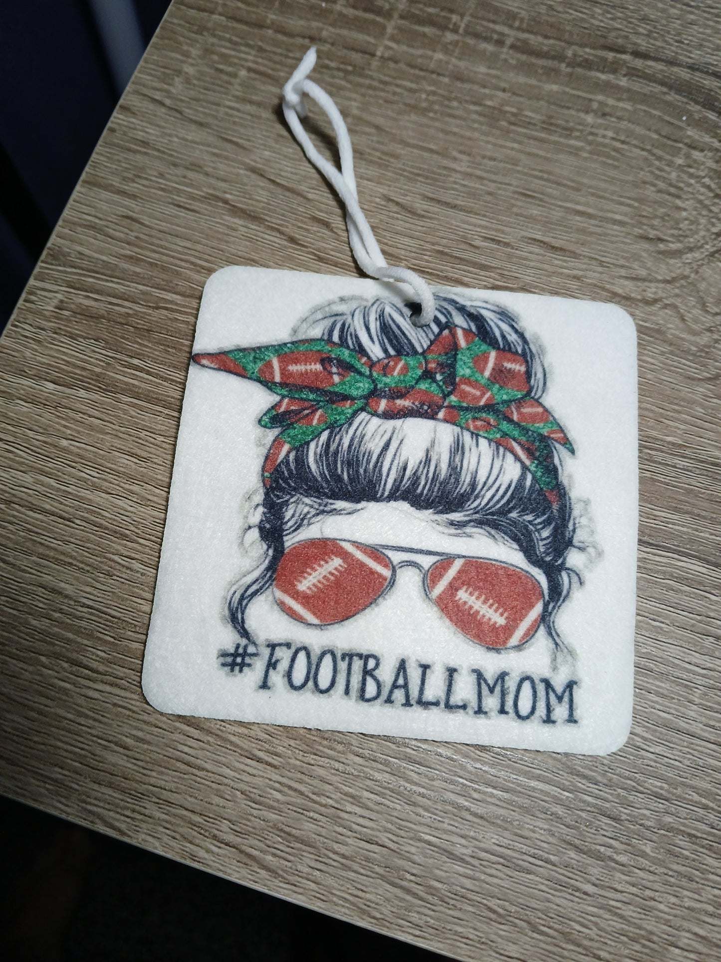 Football mom car freshener