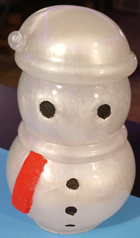 Snowman dish