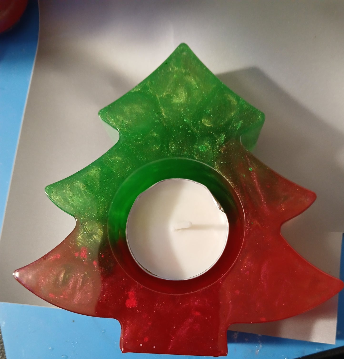 Tree tealight candle holder