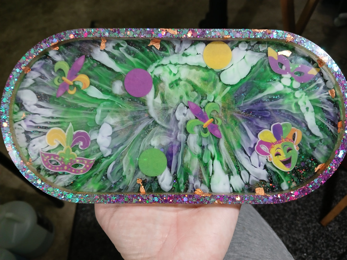 Mardi Gras tray